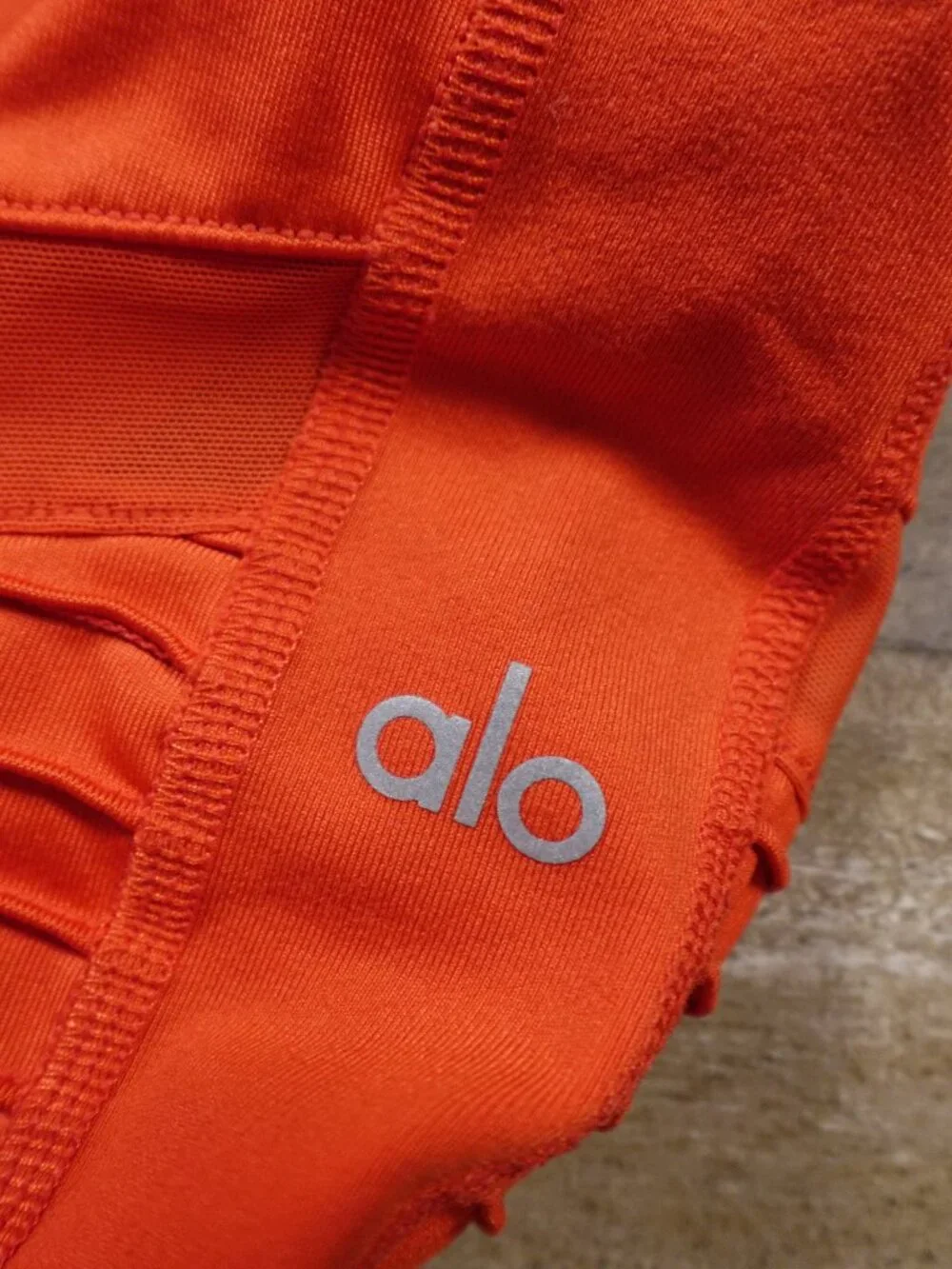 ALO Yoga High Waist Moto Legging Women’s Small Bright Red‎ Orange